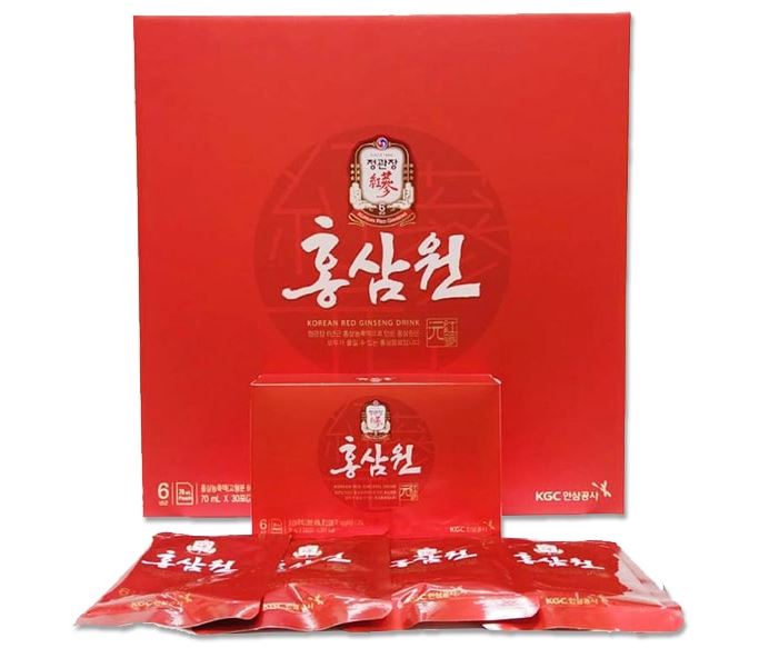 Nước hồng sâm Won hộp 30 gói x 70ml thương hiệu KGC Cheong Kwan jang